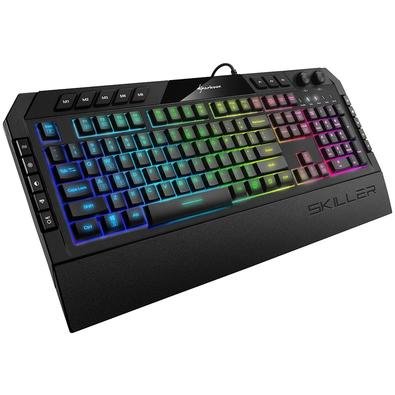 Teclado Gamer Sharkoon SGK5, RGB, US