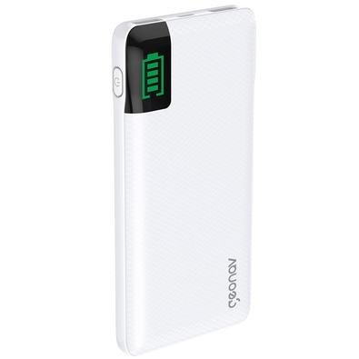 Power Bank Universal Geonav, 10000 mAh, Branco - PB10KWT