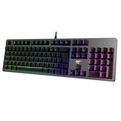 Teclado Mecânico Gamer Havit KB492L RGB, Switch Outemu Blue, ABNT2 - KB492L