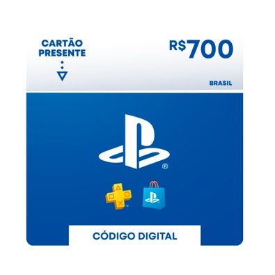 R$700 PlayStation Store - CartÃƒÂ£o Presente Digital [Brasil]