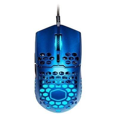 Mouse Gamer Cooler Master MM711, RGB, 6 Botões, 16000DPI, Edição Especial Azul Metálico - MM-711-MBOL1