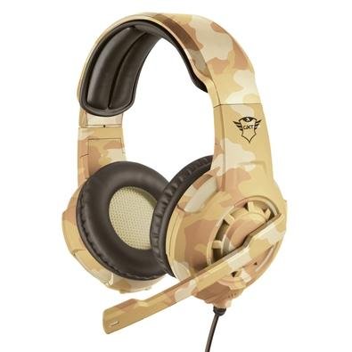 Headset Gamer Trust GXT 310D Radius, PS4, Xbox One, Switch, PC, Camuflado Desert - 22208