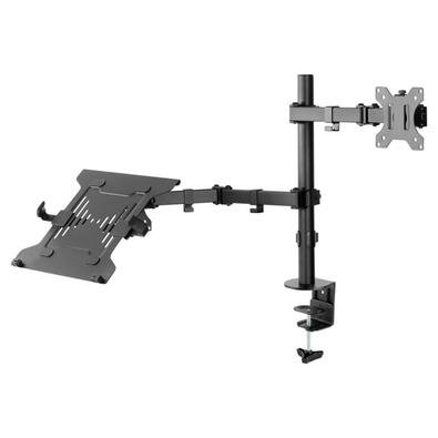 Suporte PCYes para Monitor e Notebook, Articulação Dupla - PLMSMN1A