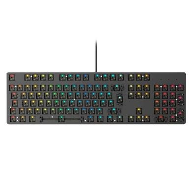 Placa Teclado GMMK Full Size Glorious Gaming, RGB, US, Preto - GMMK-RGB-V2