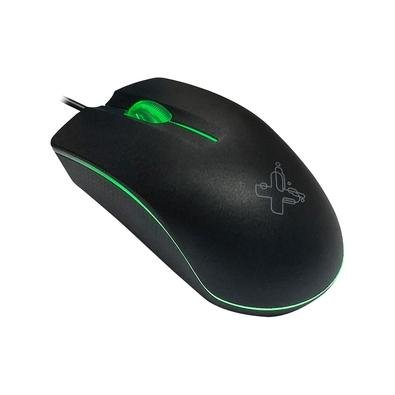 Mouse Maxprint Ergon, LED, 1200DPI, 3 Botões, USB, Preto - 60000138