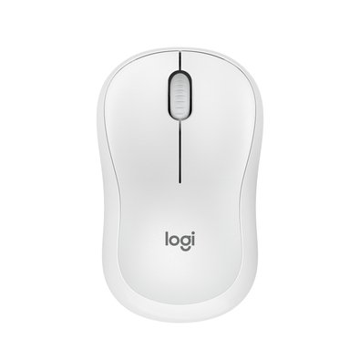 Mouse Sem Fio Logitech M240, Bluetooth, Clique Silencioso, Design Ambidestro Compacto, Branco - 910-007116 - imagem 1