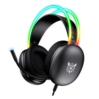 Headset Gamer Onikuma X-25, RGB, Driver 50mm, USB e P3, Preto - X25 RGB