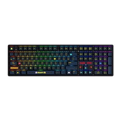 Teclado Mecânico Gamer Akko 5108S Pac-Man, RGB, Switch Cristal, N-Key, ANSI