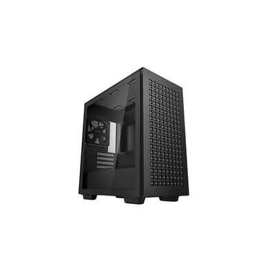 Gabinete Gamer Deepcool CH 370, Mid Tower, M-ATX, Lateral em Vidro Temperado, Preto - R-CH370-BKNAM1-G-1