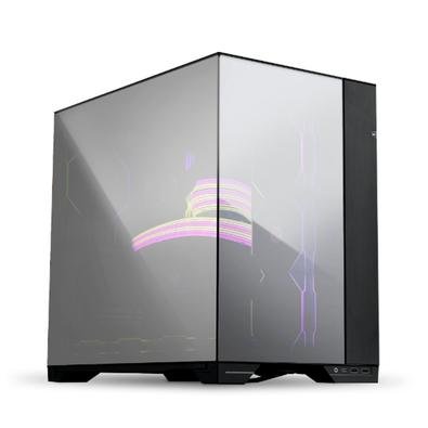 Gabinete Gamer Lian-Li O11 Vision Cromado, Mid Tower, E-ATX, Lateral em Vidro Temperado, Preto Espelhado - O11VC CHROME