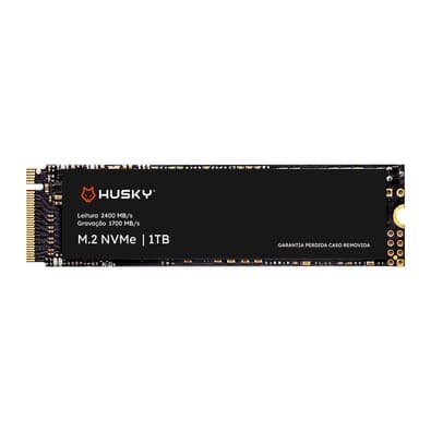 SSD PCIe Husky ThunderBoost, 1TB, M.2 NVMe, Leitura 2400MB/s, Gravação 1700MB/s, Preto - HSSD0021000