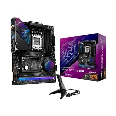 Placa Mãe ASRock X870 Riptide, AMD, AM5, ATX, WiFi, DDR5, Preto - 90-MXBQC