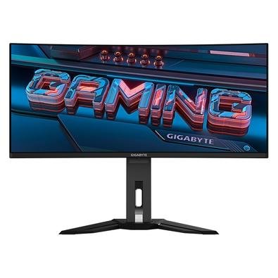 Monitor Gamer GIGABYTE 34 WQHD, 240Hz, 0.03ms, QD-OLED, HDMI e DisplayPort, 99% DCI-P3, HDR, FreeSync, Altura Ajustável - MO34WQC2 SA