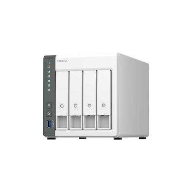 Storage QNAP TS-433-4G, 4-Baias ARM Cortex-A55 2.0GHz Quad-Core, 4GB DDR3,1x2.5GbE+1 x Gigabit Ethernet, Branco - TS-433-4G