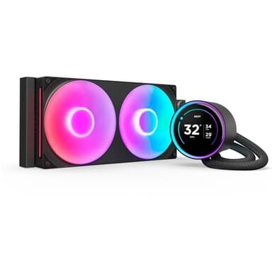 Water Cooler NZXT Kraken Elite AIO V2, 280mm, LCD IPS, RGB, Intel e AMD, Preto - RL-KR28E-B2