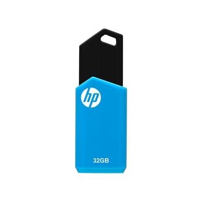 Pen Drive 32GB HP v150w, USB 2.0, Flash Drive, Azul e Preto - P-FD32GHPV150W-GE