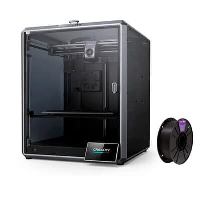 Kit Impressora 3D Creality K1 Max + Filamento PLA Preto Velvet 1kg