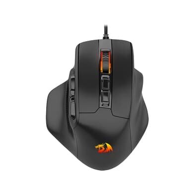 Mouse Gamer Redragon Bullseye, RGB, 12400 DPI, Sensor Óptico PAW3327, 7 Botões Programáveis, USB, Preto - M806-RGB