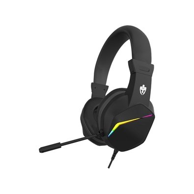 Headset Gamer Evolut Rocker, Drivers 50mm, Conexão USB, Iluminação Rainbow, Preto - EG310
