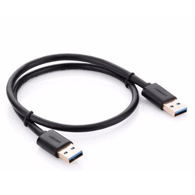 Cabo USB-A para USB-A Ugreen, 3.0, Macho, 2m, Preto - UG-10371
