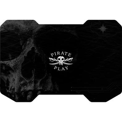 Mesa Gamer Hayonik Pirate, Preto e Vermelho - 86708