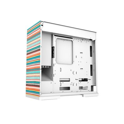 Gabinete Gamer Geometric Future Model 8 Bohemia, Mini Tower, ITX, Lateral em Vidro, Branco - GEO-M8-BOH