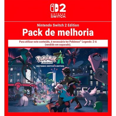Gift Card Pacote de melhoria Pokémon Legends: Z-A, Nintendo Switch 2 Edition, Digital