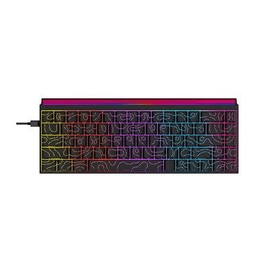 Teclado Mecânico Gamer AJAZZ NK68, RGB, Switch Red, Keycaps PBT, Hotswap, Preto - AJAZZ-NK68-W1-SP-CT-WH-R