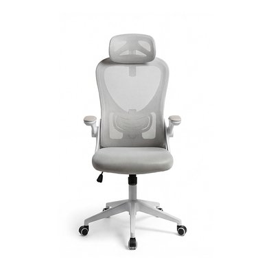 Cadeira de Escritório Husky Apta, Braço Retrátil, Até 120kg, Mesh Cinza, Reclínio 120º, Butterfly, Ajuste de Altura, Cinza - HCO700CZ