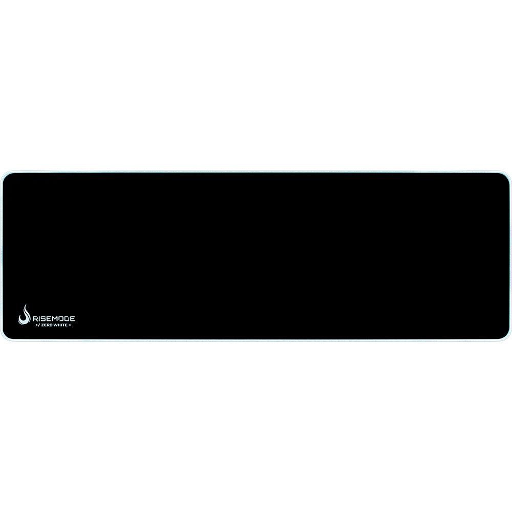 Mousepad Gamer Rise Mode Speed Extra Grande X Mm Costura Branca