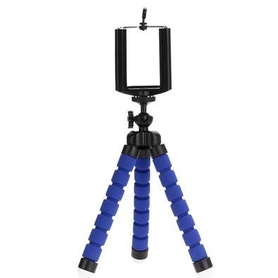 Tripé Fotográfico para Câmera e Smartphone MD9 Flexível, Azul - FN182