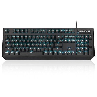 Teclado Mecânico Gamer Motospeed CK95, LED Azul, Switch Outemu Blue, US