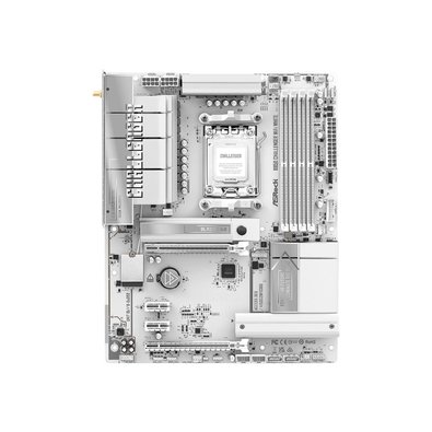 Placa-Mãe ASRock B850 Challenger WiFi White, AMD AM5, ATX, DDR5 - 90-MXBTF0-A0UAYZ