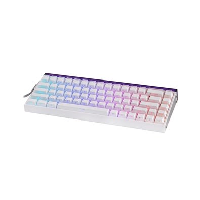 Teclado Magnético Gamer AULA Hero68 HE, Switches Magnéticos Hotswap, RGB, 8000Hz Polling Rate, Branco - AULA-HERO68HE-SP-WH-SYMB