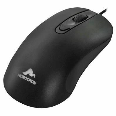 Mouse Monocron Ptico Usb Dpi Es Kabum