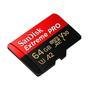 Carto De Memoria Sandisk Micro SD 64GB KaBuM