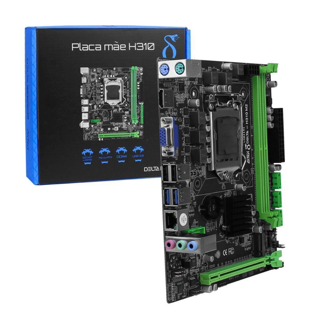 PlacaMe Aitek H61S Intel LGA 1155 KaBuM