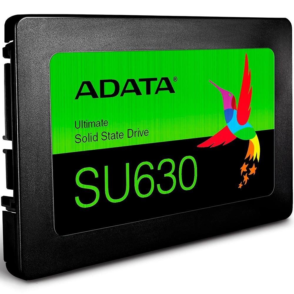 SSD Adata SU630, SATA, 480GB, Leitura: 520MB/s, Gravação: 450MB/s, Preto - ASU630SS-480GQ-R SSD Adata SU630, SATA, 480GB, Leitura: 520MB/s, Gravação: 450MB/s, Preto - ASU630SS-480GQ-R