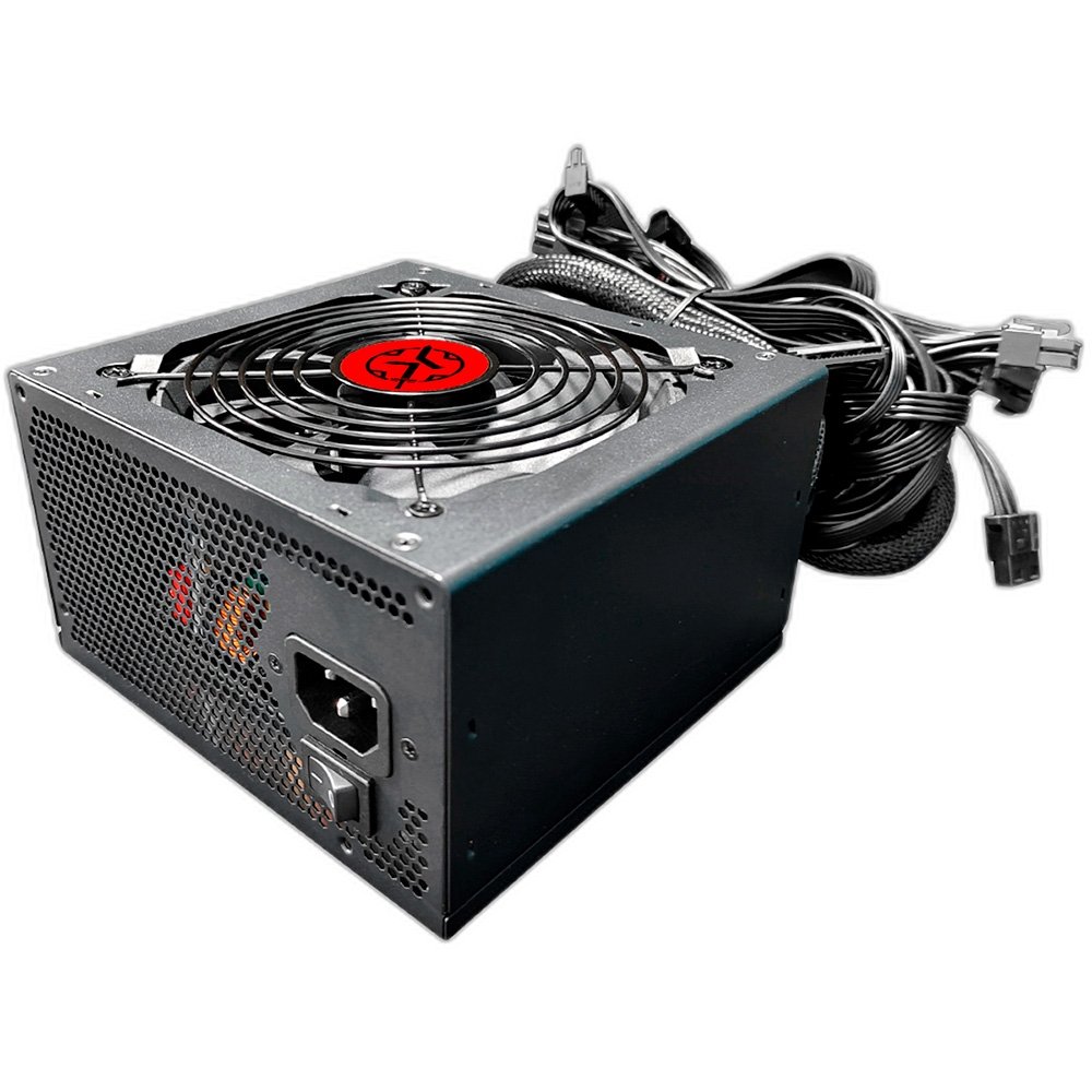 Fonte Gamer Kalkan, 650W, 80 Plus Bronze, PFC Ativo, Preto - MP-0750W-B Fonte Gamer Kalkan, 650W, 80 Plus Bronze, PFC Ativo, Preto - MP-0750W-B
