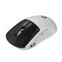 Mouse Gamer Sem Fio Logitech G PRO X2 SUPERSTRIKE LIGHTSPEED, 61g, Cliques Táteis Personalizáveis, USB-C, Preto e Branco - 910-007775