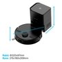 Robô Aspirador e Passa Pano KABUM! smart K800 Pro, Mapeia a Laser, Autolimpante, Recarga automática, 13000Pa, APP, 127v, Preto - KSAR81010PT