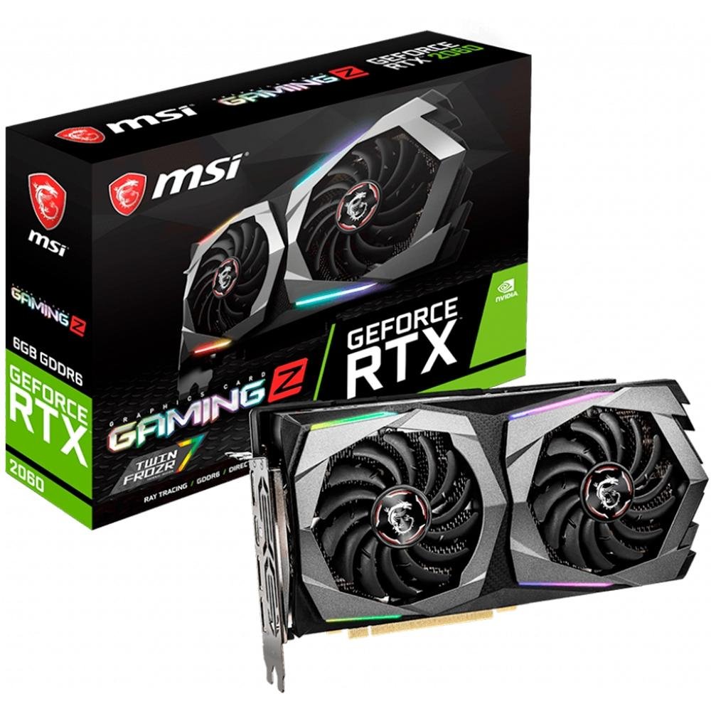Placa de Vídeo MSI NVIDIA GeForce RTX 2060 Gaming Z | KaBuM!