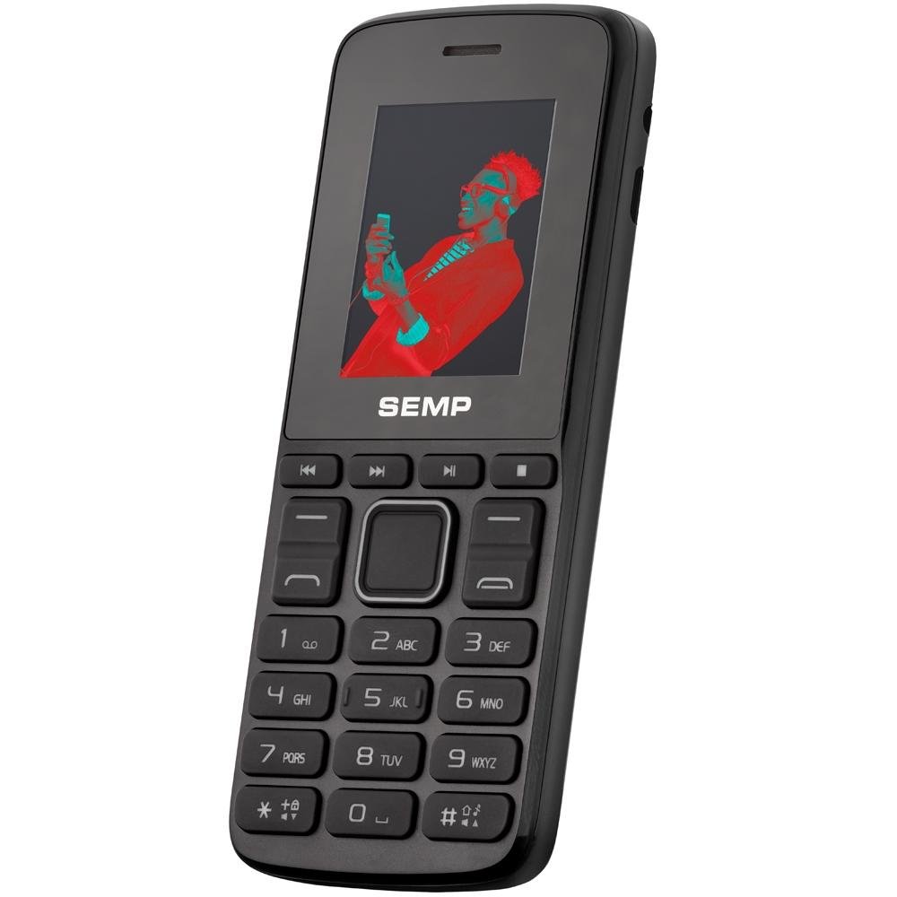 Celular Semp Go! 1L, até 32GB, Tela 1.8´, Câmera, Rádio FM, MP3, Dual Chip, Preto Celular Semp Go! 1L, até 32GB, Tela 1.8´, Câmera, Rádio FM, MP3, Dual Chip, Preto