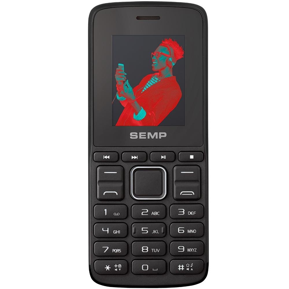 Celular Semp Go! 1L, até 32GB, Tela 1.8´, Câmera, Rádio FM, MP3, Dual Chip, Preto Celular Semp Go! 1L, até 32GB, Tela 1.8´, Câmera, Rádio FM, MP3, Dual Chip, Preto