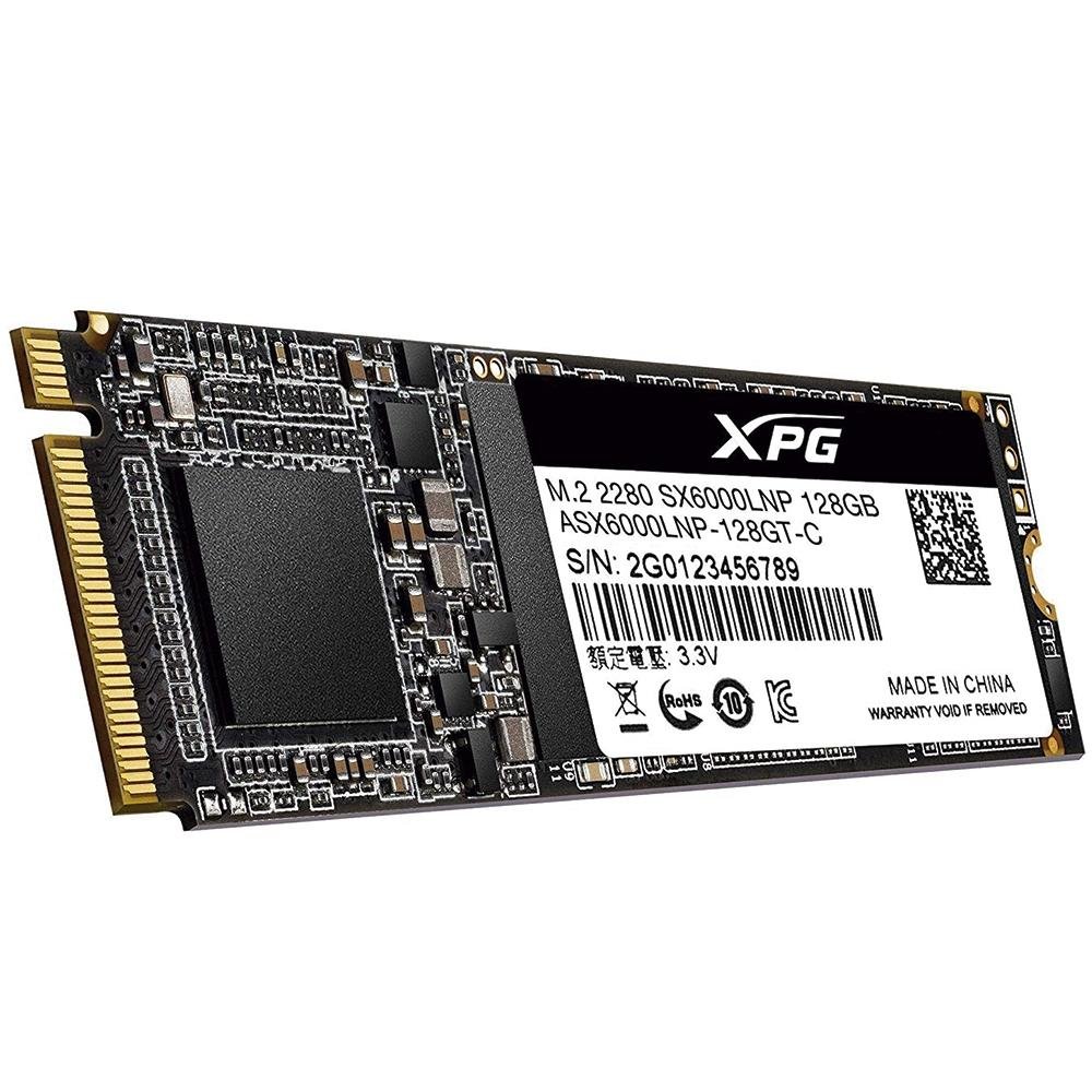 SSD Adata XPG SX6000 Lite, 128GB, M.2 NVMe | KaBuM!