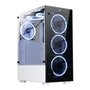 Gabinete Gamer Rise Mode Glass 06X Frost + Fonte MACH1 Steady, 500W