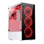 Gabinete Gamer Rise Mode Glass 06X Frost + Fonte MACH1 Steady, 500W