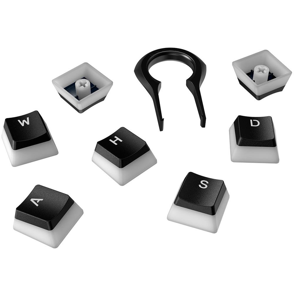 Capas para Teclas HyperX Double Shot PBT, Preto - HXS-KBKC3 Capas para Teclas HyperX Double Shot PBT, Preto - HXS-KBKC3