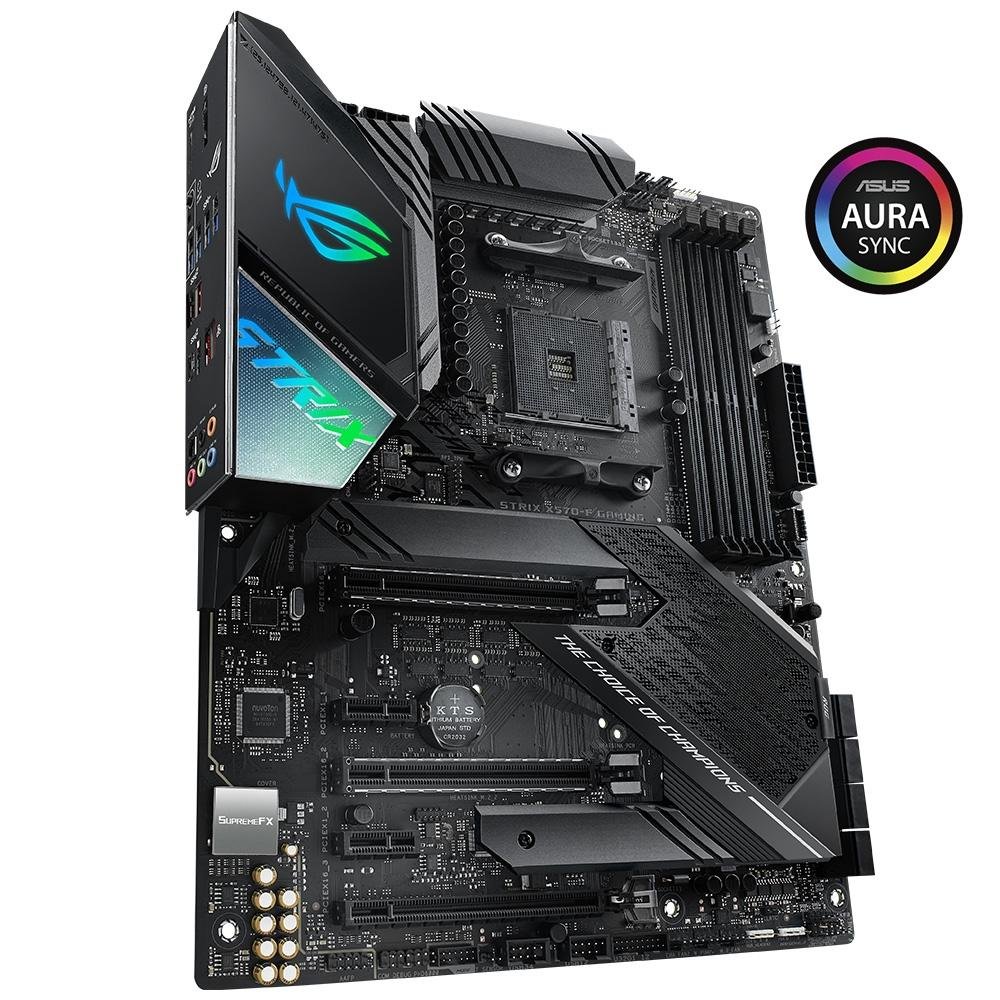 マザーボード ASUS ROG STRIX X570 F-GAMING Placa-Mãe Asus ROG Strix X570-F Gaming, AMD AM4, ATX, DDR4