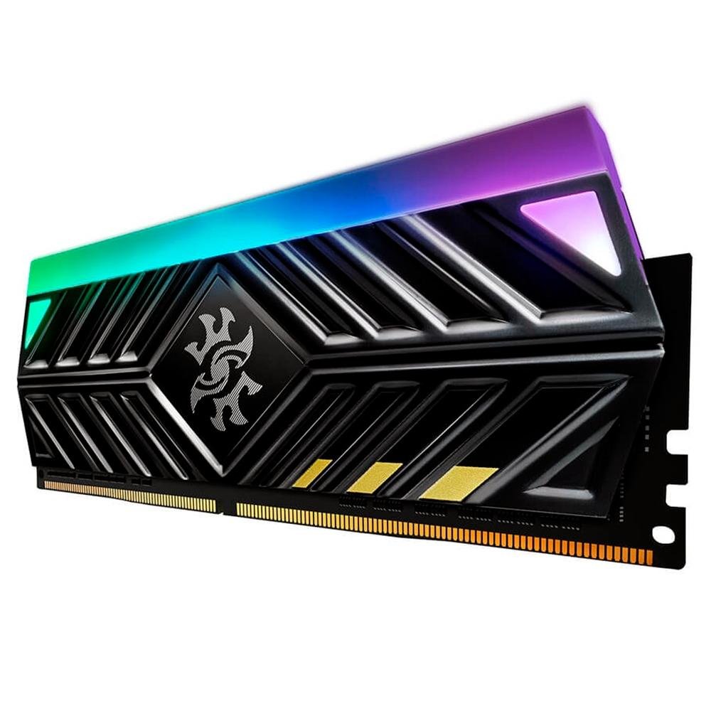 Memória RAM XPG Spectrix D41 TUF RGB, 8GB, 3000MHz, DDR4, CL16, Preto - AX4U300038G16-SB41 Memória RAM XPG Spectrix D41 TUF RGB, 8GB, 3000MHz, DDR4, CL16, Preto - AX4U300038G16-SB41
